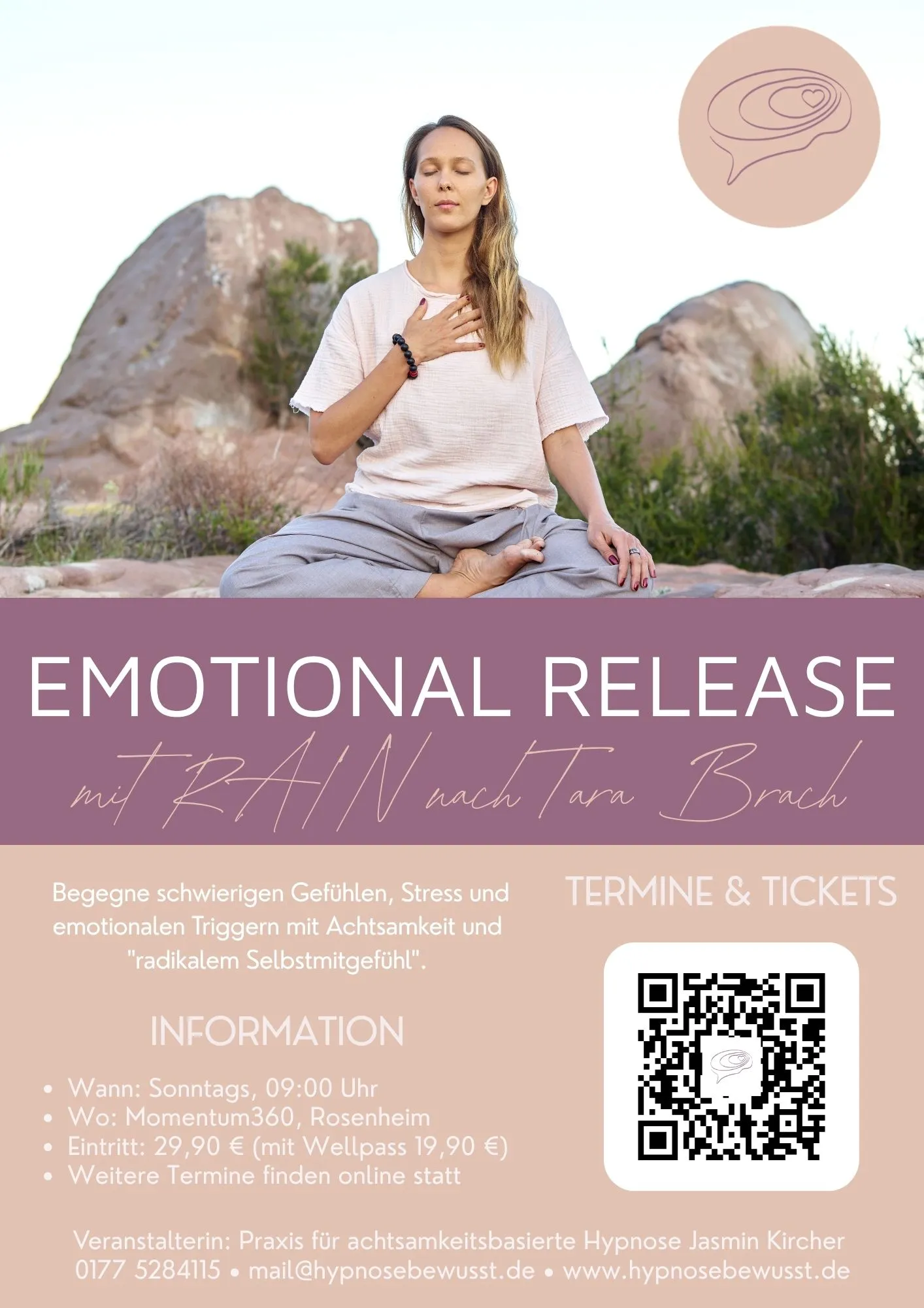 Flyer: Emotional Release – Meditation im momentum360